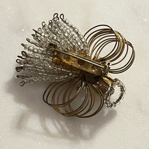 Vintage Handcrafted Wire Angel Brooch - Picture 8 of 13